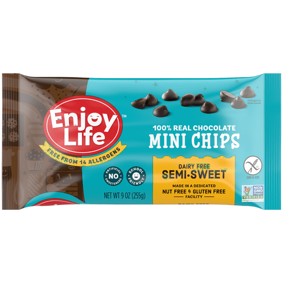 Enjoy Life™ Semi-Sweet Dairy Free Mini Chocolate Chips Vegan