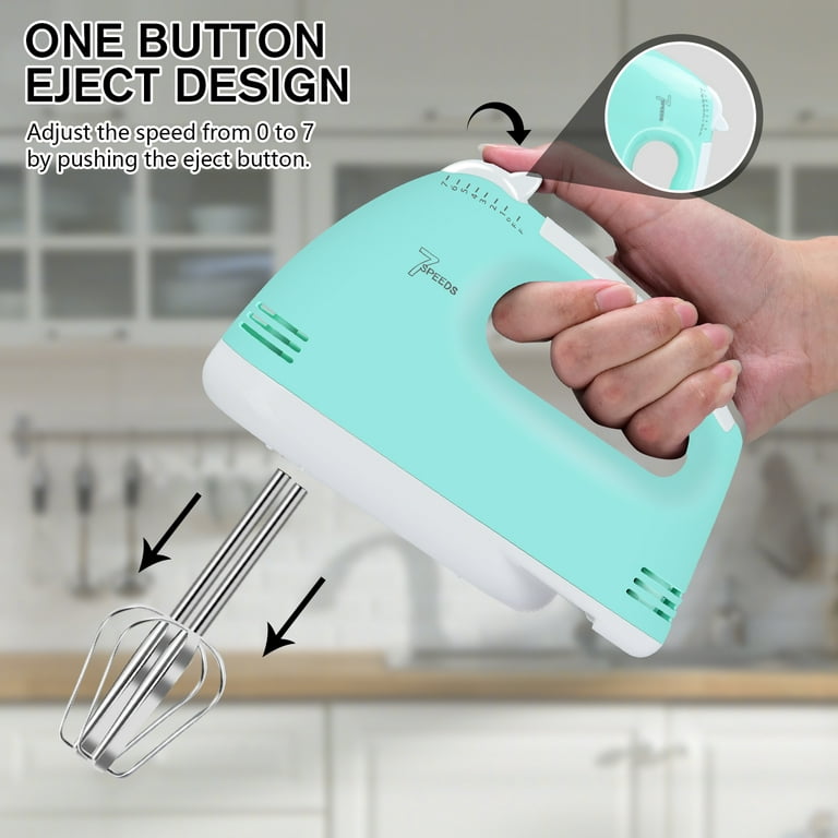 Lychee Hand Mixer Electric 7 Speeds, Portable Kitchen Handheld