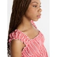 thumbnail image 4 of No Boundaries Empire Waist Dress with Cap Sleeves, Women's XXS-XXL, 4 of 5