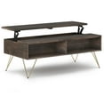 thumbnail image 2 of Simpli Home Hunter Solid Mango Wood Lift Top Coffee Table In Ebony, 2 of 7