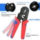 thumbnail image 3 of Crimper Alicates Herramienta de engarzado autoajustable cuadrada para casquillos de terminales de ca MABOTO Engarzadora autoajustable, 3 of 7