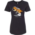 thumbnail image 3 of Inktastic Space Force Dinosaur Astronaut Women's T-Shirt, 3 of 5