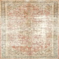 thumbnail image 1 of Ahgly Company Indoor Square Traditional Light Copper Gold Persian Area Rugs, 7' Square, 1 of 6