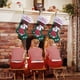 thumbnail image 5 of Calcetín de Navidad - Calcetín de Navidad de gato lindo no tejido rojo para la familia, niños, decoraciones para árboles de Navidad (perro) oso de fresa Electrónica, 5 of 5