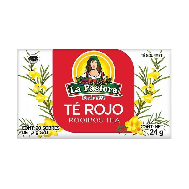 Té rojo La Pastora rooibos 20 sobres