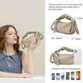 thumbnail image 2 of Small Shoulder Handbag for Women Soft Crossbody Bag Designer Cloud Pouch Bag Lightweight Clutch Purse, 2 of 6