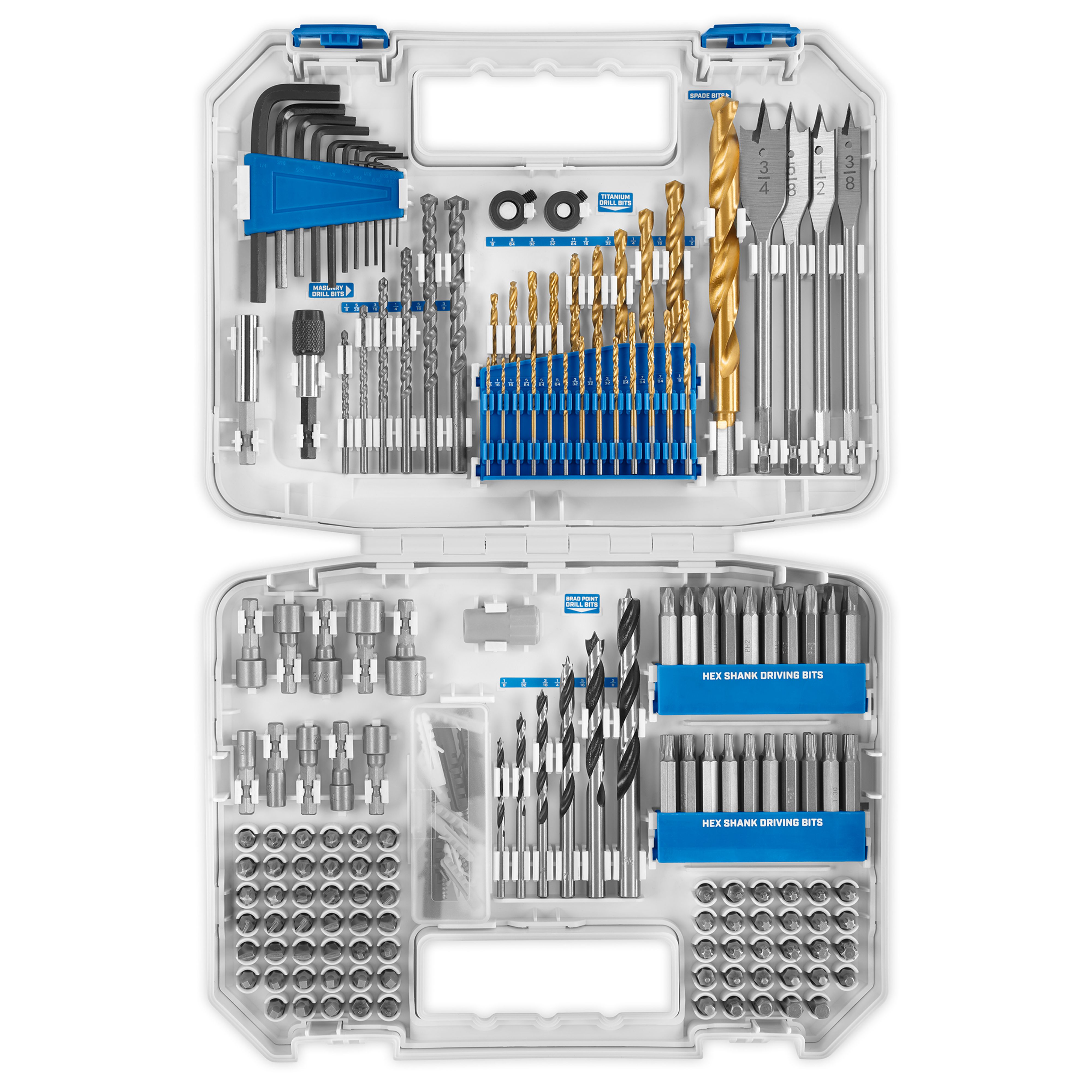 HART 200-Piece Assorted Drill and Drive Bit Set with Storage Case - image 10 of 21
