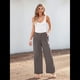 thumbnail image 4 of Pantalones de Vestir de Pierna y Cintura Alta para Mujer. Marrón S, 4 of 7