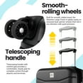 thumbnail image 4 of Skyway Luggage Silverton 28" Hardside 8-Wheel Large Check-In Expandable Spinner with TSA Lock, 4 of 10