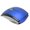 Blue, variant on Folding Wireless Mouse, Computer Travel 2.4G Mice with Receiver, Magnetic Power Off Switch, Portable for Laptop