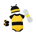 thumbnail image 2 of Body de de miel,Mono de fiesta con diseño de de miel para Halloween,Disfraz de de miel para bebé,disfraz de Halloween para niños,Body para niños y niñas con Para 70cm, 2 of 8