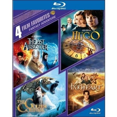 4 Film Favorites: Fantasy Adventure - The Last Airbender / Hugo / The Golden Compass / Inkheart (Blu-ray) (Widescreen)