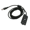 thumbnail image 3 of USB Audio Adapter, 2m Length USB To Audio Jack Sound Card Adapter Plug and Play LED Indicator  for  for, 3 of 7