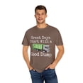 thumbnail image 4 of Hilarious Days Start With Good Dump Dustcart Enthusiast Humorous Positiveness Optimistic Cheerful Sayings Unisex Garment-Dyed T-shirt, 4 of 4