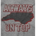 thumbnail image 2 of Always on Top North Carolina Pride Plus Size Crewneck Graphic Tee Shirt Brisco Brands 2X, 2 of 5