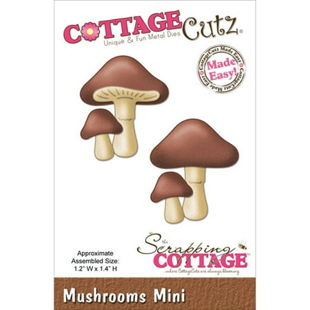 UPC: 0818561018705 | CottageCutz Mini Die-Mushrooms 1.2 X1.4