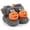Dark Gray, variant on Baby Fuzzy Bootie Slippers Halloween Cozy Sock Shoes Soft Infant Shoes Warm Fleece Slippers for Toddlers