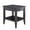 Black, variant on Design House Prescott Modern Indoor/Outdoor Flush Mount Dimmable Disk Light, Satin Nickel
