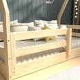 thumbnail image 6 of From the Tree Furniture Wooden Toddler House Bed with Slats, Solid Pine Wood, 6 of 9
