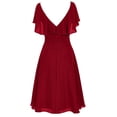 thumbnail image 3 of Robe de Cocktail Formelle pour Femmes, Demoiselle d'Honneur, Taille Haute, Fête, Bal, Gala, 3 of 5