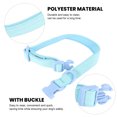 thumbnail image 4 of Simple Dog Collar, Convenient Easy To Clean Soft Dog Collar Pure Color  For Travel For Camping ,Blue,Purple, 4 of 8