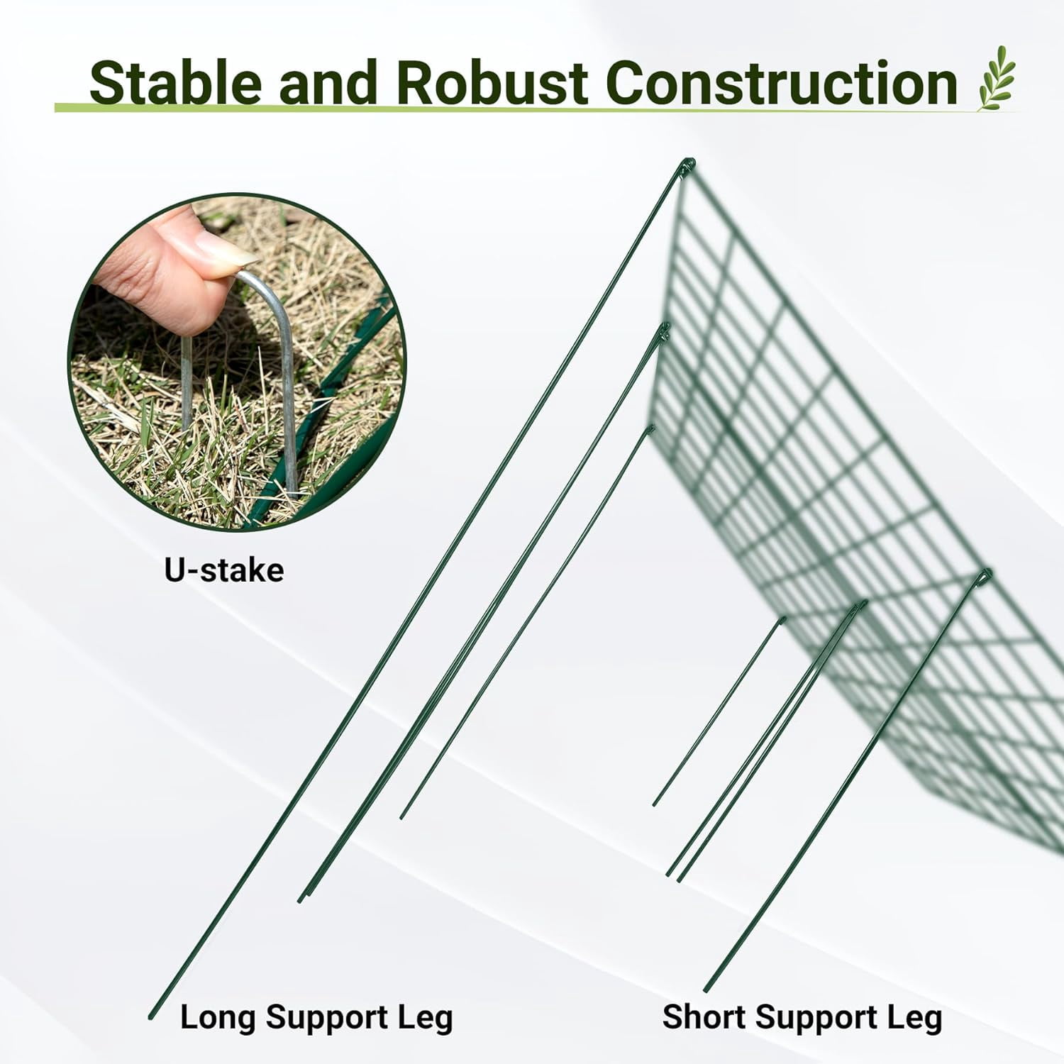 Cucumber Trellis for Garden - 4 Pack, 48" L x 24" W Garden Trellis for Climbing Plants Outdoor with Support Structures, A Frame Trellis for Climbing Vegetables Peas, Vine, Bean