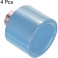 thumbnail image 3 of HARFINGTON 4pcs Empty Glass Diffuser Bottle 140ml/4.7oz Refillable Fragrance Accessories Aromatherapy Jar Container for Replacement Reed Diffuser DIY Home Bathroom Blue with Gold Tone Cap, 3 of 6