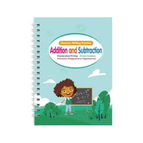 ​​LYINGF​​ Reusable Handwriting Workbook with Tracing Guides - Alphabet and Number Practice Book with Dry-Erase Pages for Skill Development and Calligraphy Practice