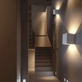 thumbnail image 5 of 12W Modern LED Wall Light/Outdoor Wall Sconce, Waterproof Adjustable Beam Angle, Aluminum Alloy Housing, (White-3000K), 5 of 5