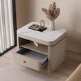 thumbnail image 4 of Mesita De Noche De lujo estética Glamour, mesitas De Noche De almacenamiento De diseño único y moderno con cajones, muebles De dormitorio, 4 of 4