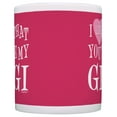 thumbnail image 3 of ThisWear Mother's Day Gifts for Gigi Grandma I Love That You're My Gift Ideas for Gigi Gifts from Granddaughter 11 ounce 2 Pack Coffee Mugs Pink, 3 of 4