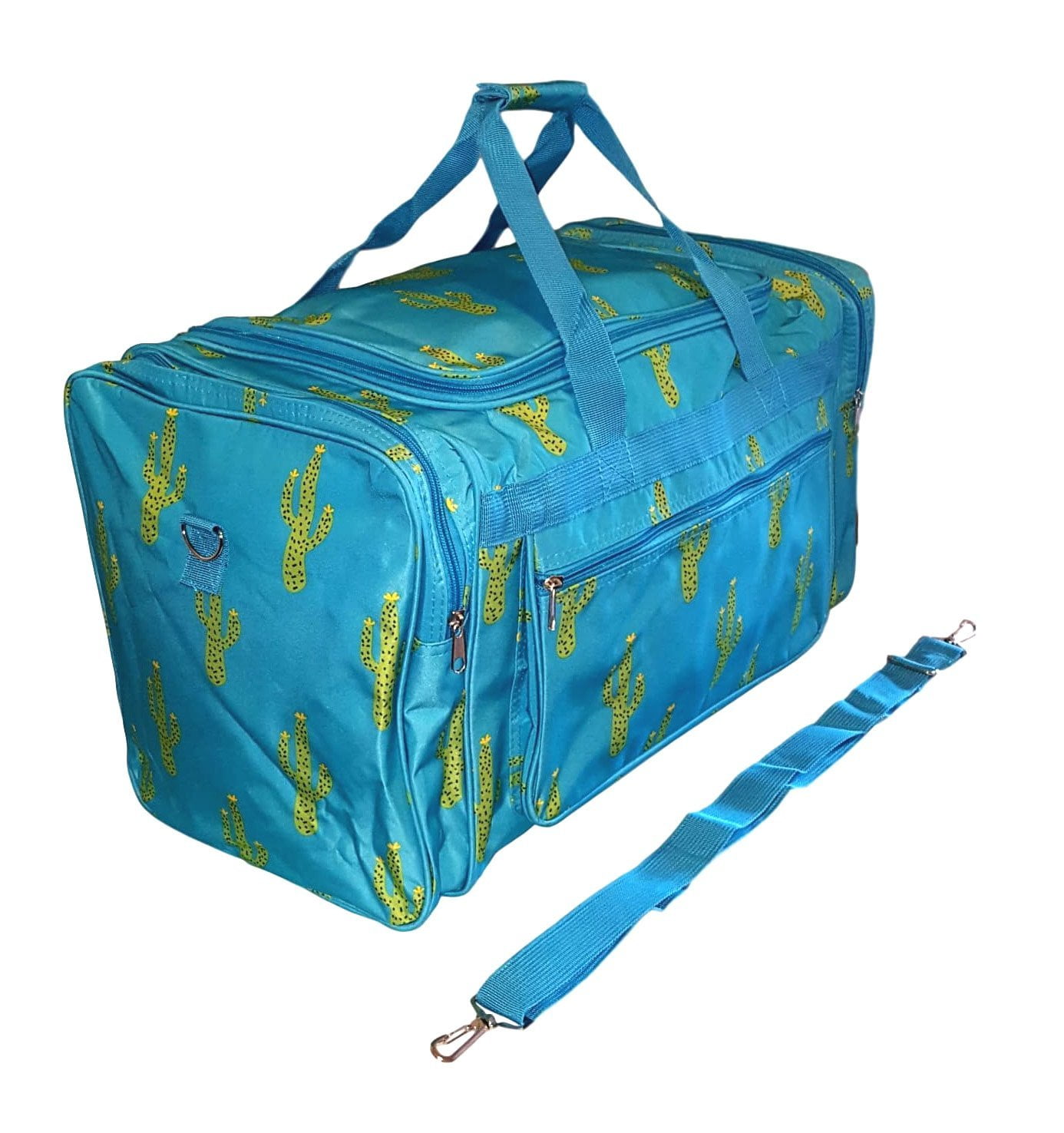 turquoise gym bag