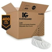 Kimberly-Clark Professional A40 Liquid & Particle Protection Shoe Cover, White - Extra Large - Pack of 400