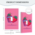 thumbnail image 5 of ZICANCN Outlet Covers Wall Plate, Pink Strawberry Drink Chocolate Milkshake Light Switch Cover Decorative, Duplex Toggle Combo 1-Gang, 5 of 9