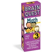 Brain Quest Decks: Brain Quest 3rd Grade Math Q&A Cards: 1000 Questions and Answers to Challenge the Mind. Curriculum-Based! Teacher-Approved! (Other)