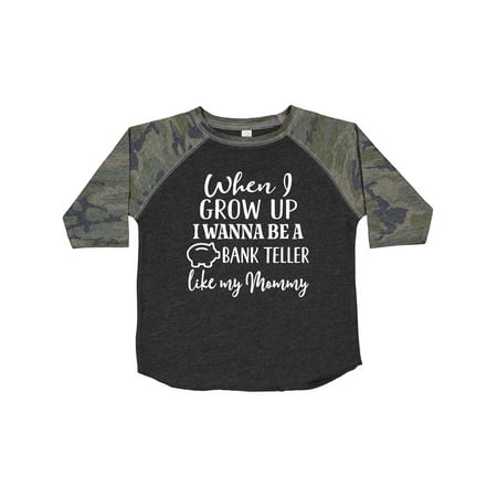 

Inktastic Future Bank Teller Like Mommy Gift Toddler Toddler Girl T-Shirt