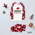 thumbnail image 5 of Penkiiy Pyjamas de Noël pour la Famille Ensemble de Pyjamas Assortis, Pyjamas de Noël à Carreaux Rouges avec Rennes pour Femmes Hommes Enfants Rouge 2TG, 5 of 5