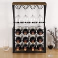 thumbnail image 6 of Countertop Wine Rack w/Glass Holder Wine Holder Stand Storage for Pantry Cabinet, 6 of 6