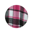 thumbnail image 3 of Miqool Womens Plaid Shacket Jacket Long Corduroy Shirt Casual Lapel Button Down Flannel Trench Coats, 3 of 5