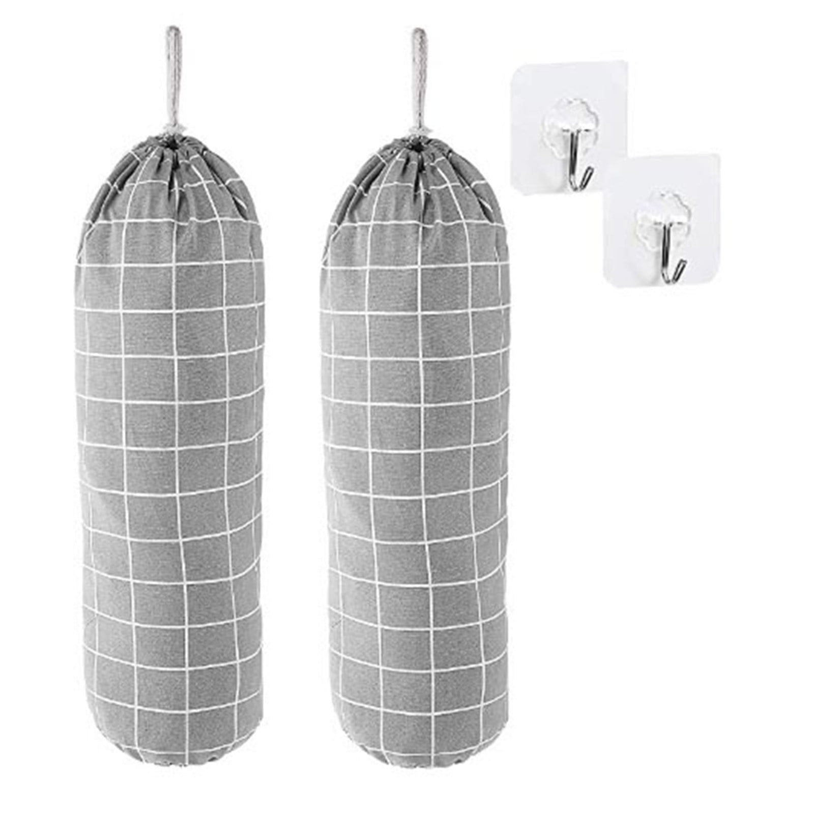 Hanas Plastic Bag Holder, Large Grocery Bags Holder, Wall Mount Garbage