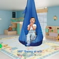 thumbnail image 4 of Kids Pod Swing Seat without Cushions Folding Hanging Hammock Chair Durable, 4 of 8