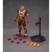 ZD Toys 1/10 Scale MK17 Iron Man Collectible Action Figure, PVC, 1 lb, 6 in, Ages 12-100
