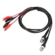 thumbnail image 2 of Cable De Cocodrilo Para Osciloscopio, 2 Uds., P1011, BNC Q9 A Doble Clip, 2 of 7