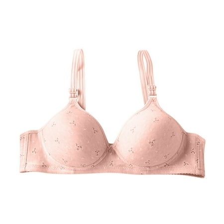 Clearance!Uooqdmx Bras for Women Push Up Bra Front Closure Sports Bras Beauty Back Full Coverage Comfor Easy Close Bra Front Buckle Corset Comfortable Bras for Women Pink M
