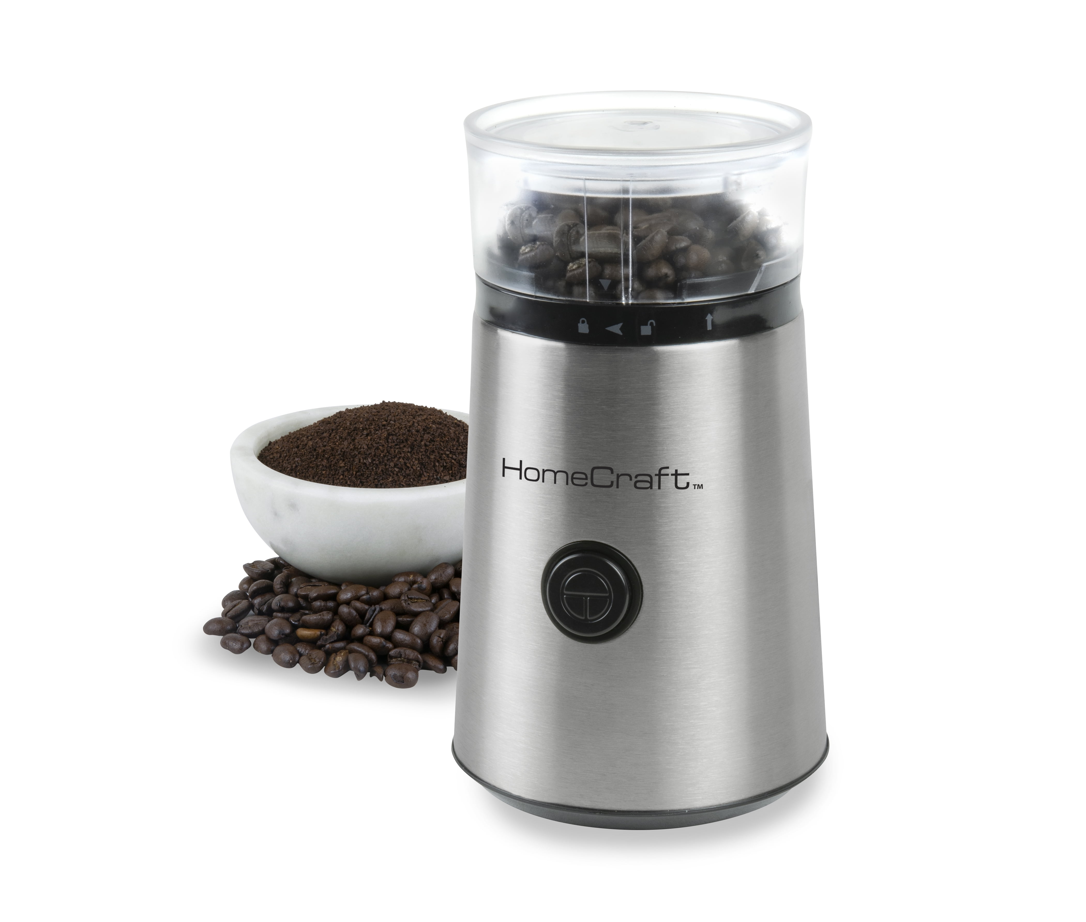 HomeCraft HCCG1SS Stainless Steel Coffee Grinder