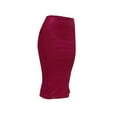 thumbnail image 6 of miqiqism Women's Sequin Bodycon Skirt High Waisted Tight Dress Side Slit Hip Scarf Skirts,01_Hot Pink,X-Large, 6 of 6