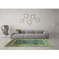 thumbnail image 3 of Ahgly Company Indoor Rectangle Oriental Light Blue Industrial Area Rugs, 5' x 7', 3 of 4