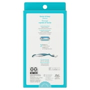 Venus Smooth Razor for Women, 3 Blades, Manual Razor, Handle and 2 Blade Refills, Blue