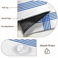 thumbnail image 6 of 6'x9' Area Rugs, Striped Navy Indoor Outdoor Area Rug for Living Room Bedroom, Blue White Geometric Minimalist Washable Bathroom Rugs Kitchen Floor Carpet Mats Home Decor Aesthetic, 6 of 8