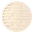 thumbnail image 2 of Round Silicone Drink Coaster, 10cm Heat Resistant Table Mat, Non Slip Cup Pad – Multiple Colors, Beige, 2 of 5